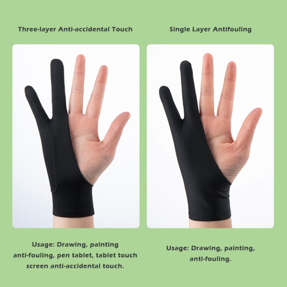 ถุงมือวาดภาพแบบ 1/2 นิ้ว 1 ชิ้ - Drawing Glove Artist บทวิจารณ์และราคา