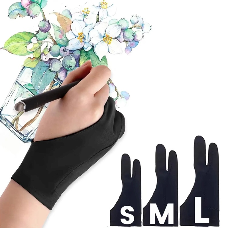 ถุงมือวาดภาพสองนิ้ว ขนาด S/M/L - Drawing Glove Artist บทวิจารณ์และราคา
