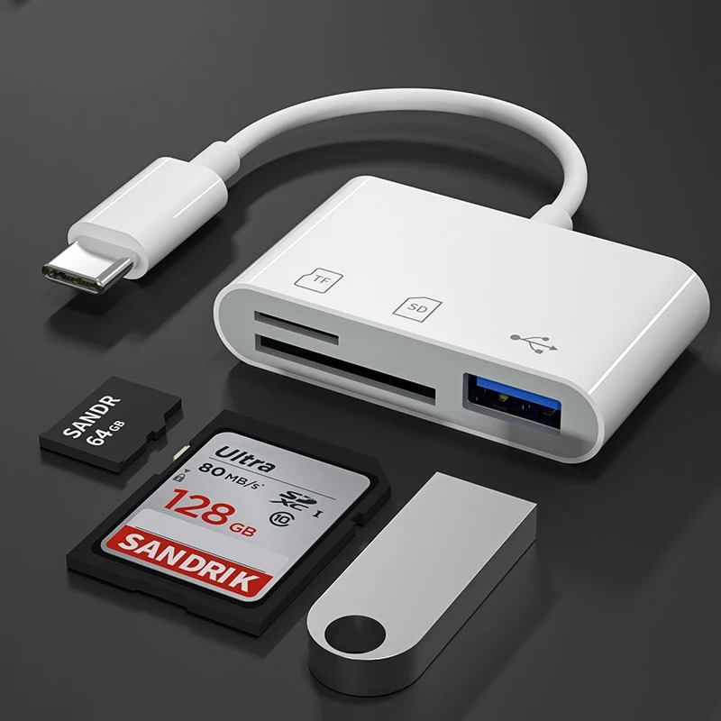 อะแดปเตอร์ฮับแปลง 3-in-1 Type- - Usb Hub Type C บทวิจารณ์และราคา