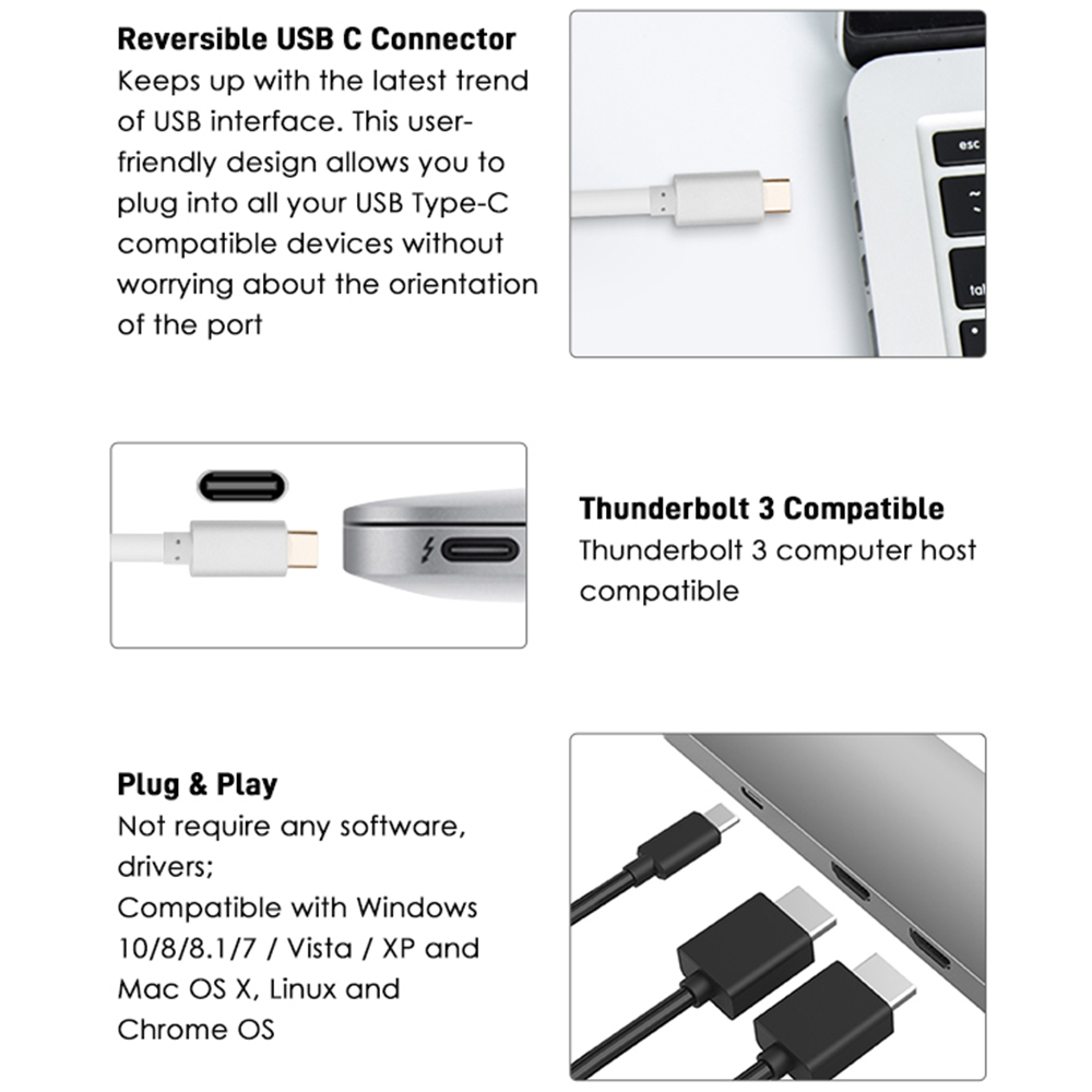 อะแดปเตอร์ฮับแบบมัลติฟังก์ชัน  - Usb Hub Type C บทวิจารณ์และราคา